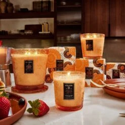 Voluspa - Spiced Pumpkin Latte 3 Wick Hearth Candle -Voluspa Sales Store f23 lfopt 73421 001 2