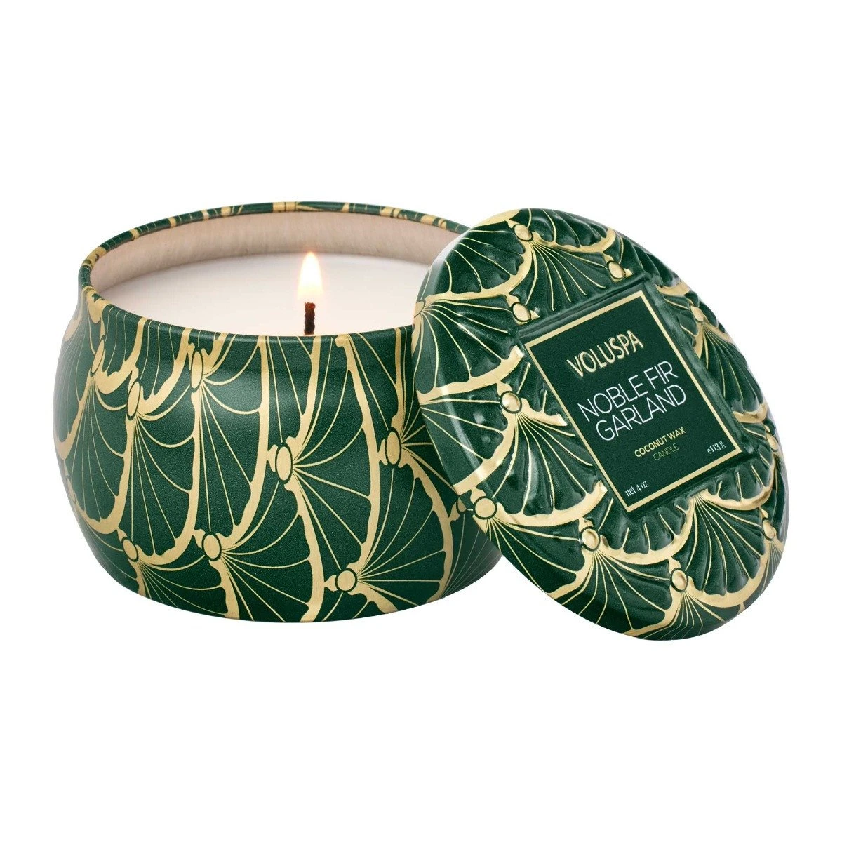 Voluspa - Noble Fir Garland Travel Tin Candle 1 Voluspa - Noble Fir Garland Travel Tin Candle