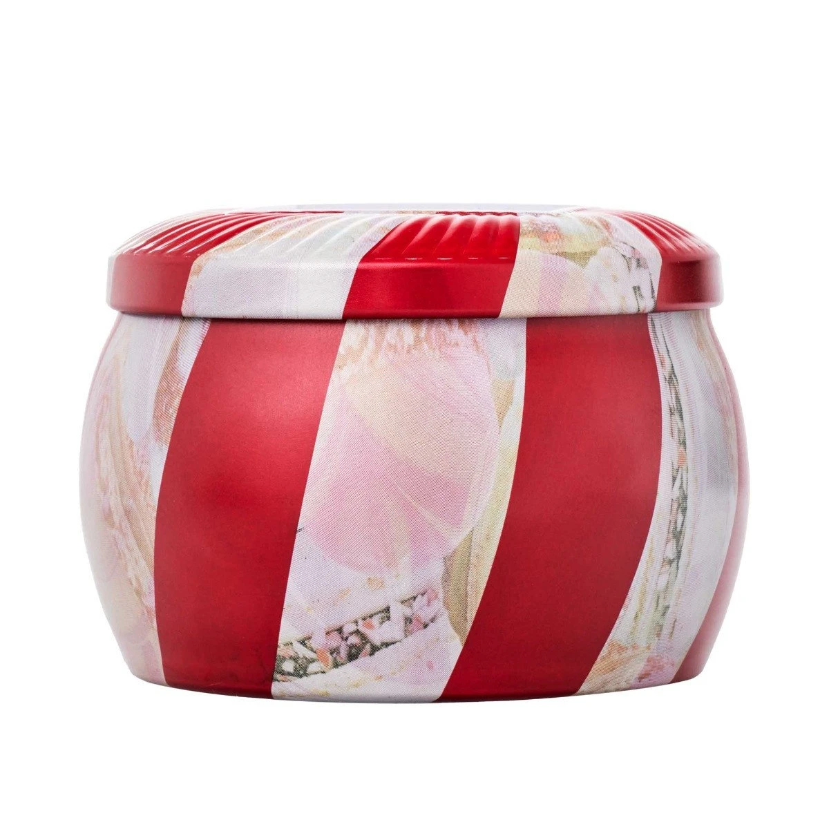 Voluspa - Crushed Candy Cane Travel Tin Candle 3 Voluspa - Crushed Candy Cane Travel Tin Candle - Image 3