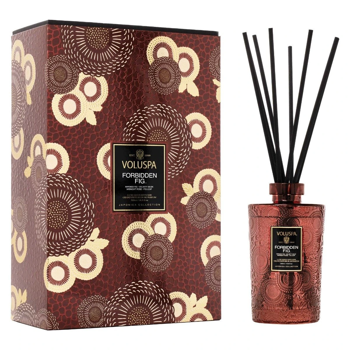 Voluspa - Forbidden Fig Luxe Diffuser 1 Voluspa - Forbidden Fig Luxe Diffuser