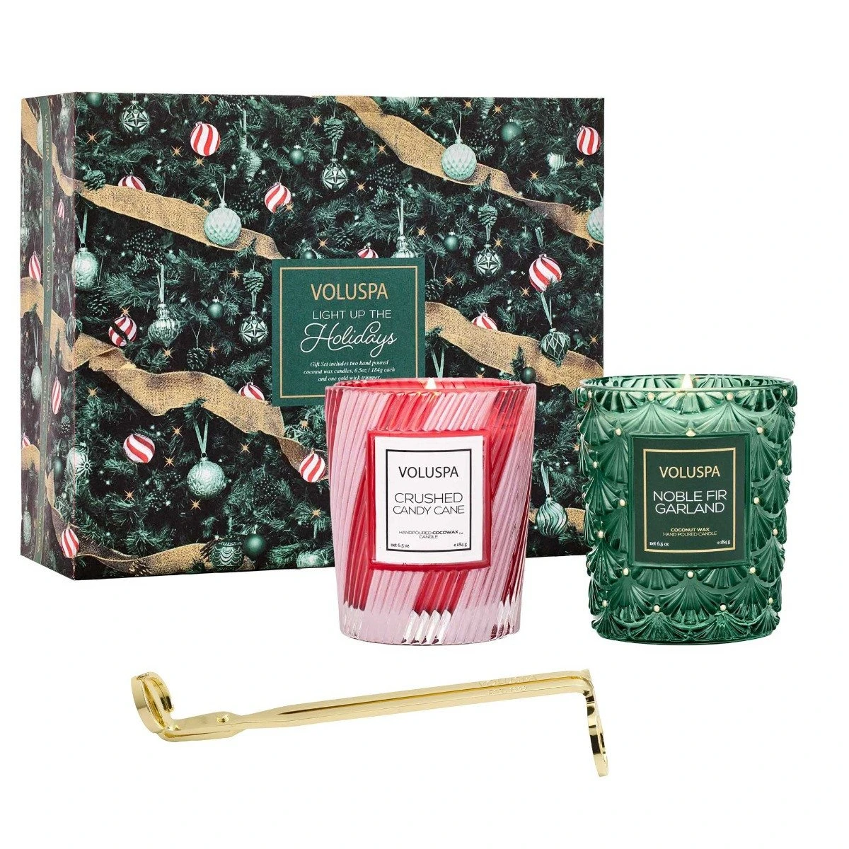 Voluspa - Light Up The Holidays Classic Candle Duo Set 1 Voluspa - Light Up The Holidays Classic Candle Duo Set