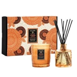 Voluspa - Spiced Pumpkin Latte Demi Candle & Diffuser Duo