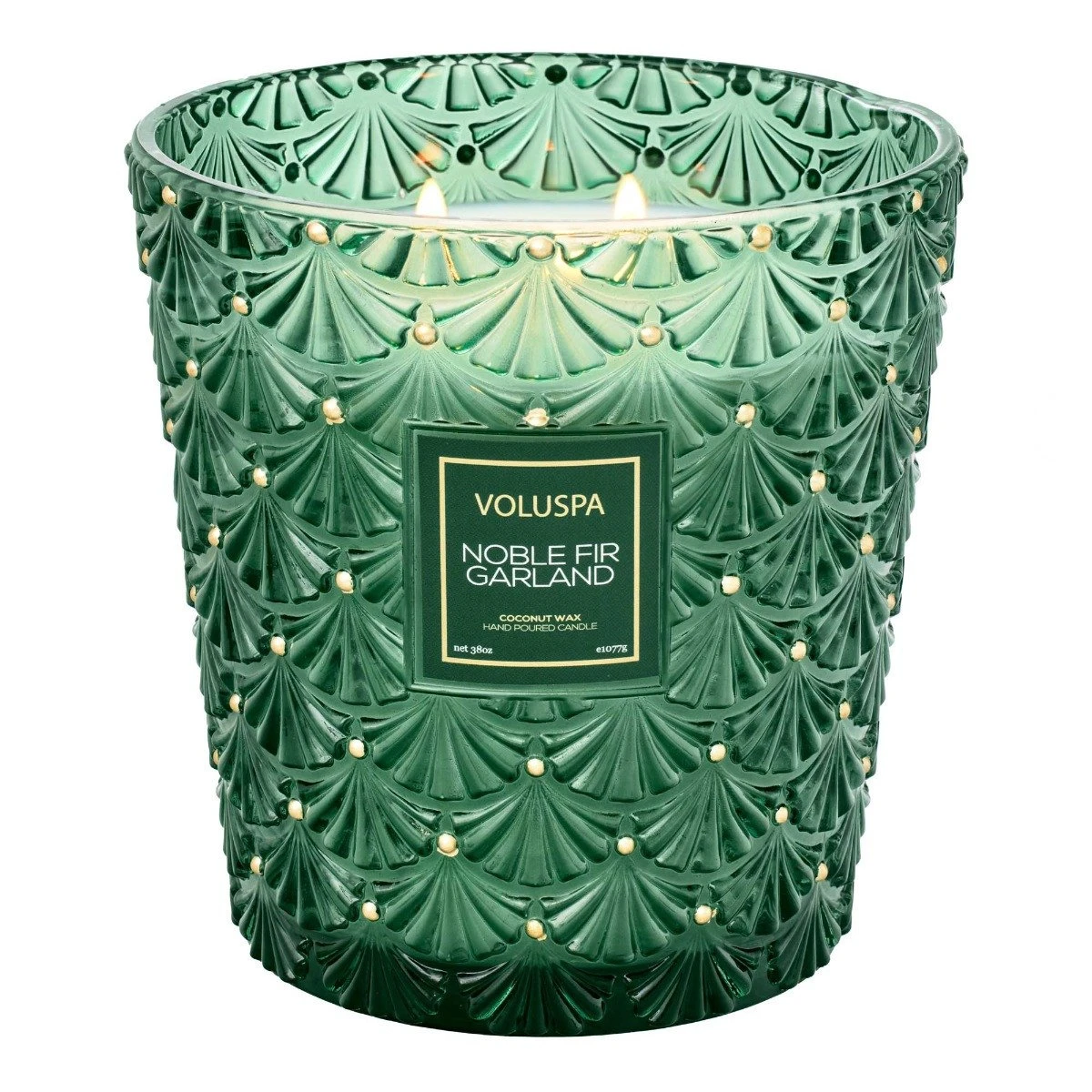 Voluspa - Noble Fir Garland 3 Wick Hearth Candle 1 Voluspa - Noble Fir Garland 3 Wick Hearth Candle