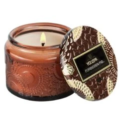 Voluspa - Forbidden Fig Small Glass Jar Candle