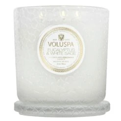 Voluspa - Eucalyptus & White Sage Luxe Candle 7 Voluspa - Eucalyptus & White Sage Luxe Candle -Voluspa Sales Store fa21 propt 8137 003