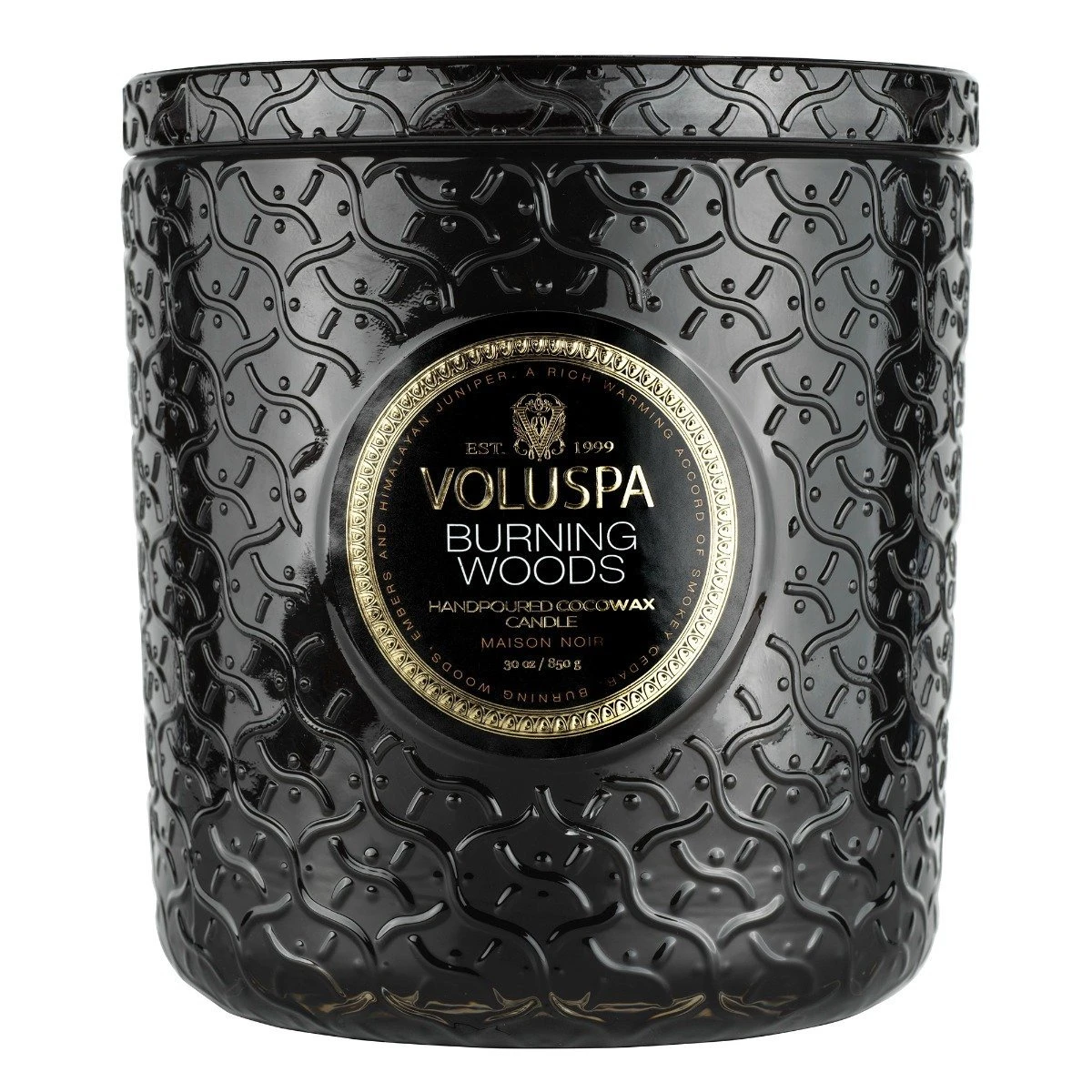 Voluspa - Burning Woods Luxe Candle 3 Voluspa - Burning Woods Luxe Candle - Image 3