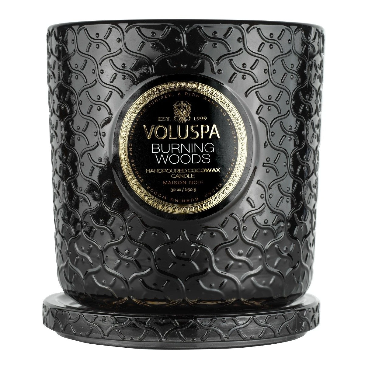 Voluspa - Burning Woods Luxe Candle 2 Voluspa - Burning Woods Luxe Candle - Image 2