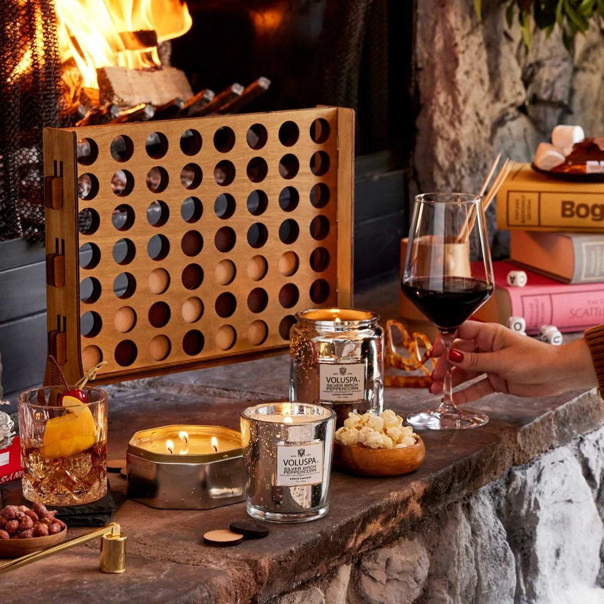 Voluspa - Silver Birch Peppercorn Octagon Tin Candle 5 Voluspa - Silver Birch Peppercorn Octagon Tin Candle - Image 5