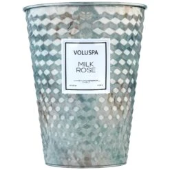 Voluspa Milk Rose - 2 Wick Table Tin Candle