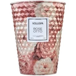 Voluspa Rose Otto - 2 Wick Table Tin Candle