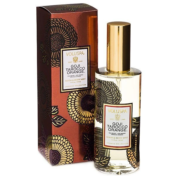 Voluspa - Goji & Tarocco Orange Room Spray & Body Mist 1 Voluspa - Goji & Tarocco Orange Room Spray & Body Mist