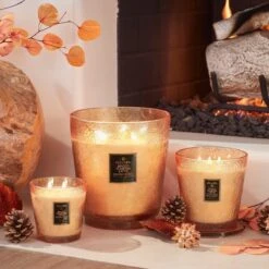 Voluspa - Spiced Pumpkin Latte 3 Wick Hearth Candle -Voluspa Sales Store ho21 lf 73621 72821 73821 web 1