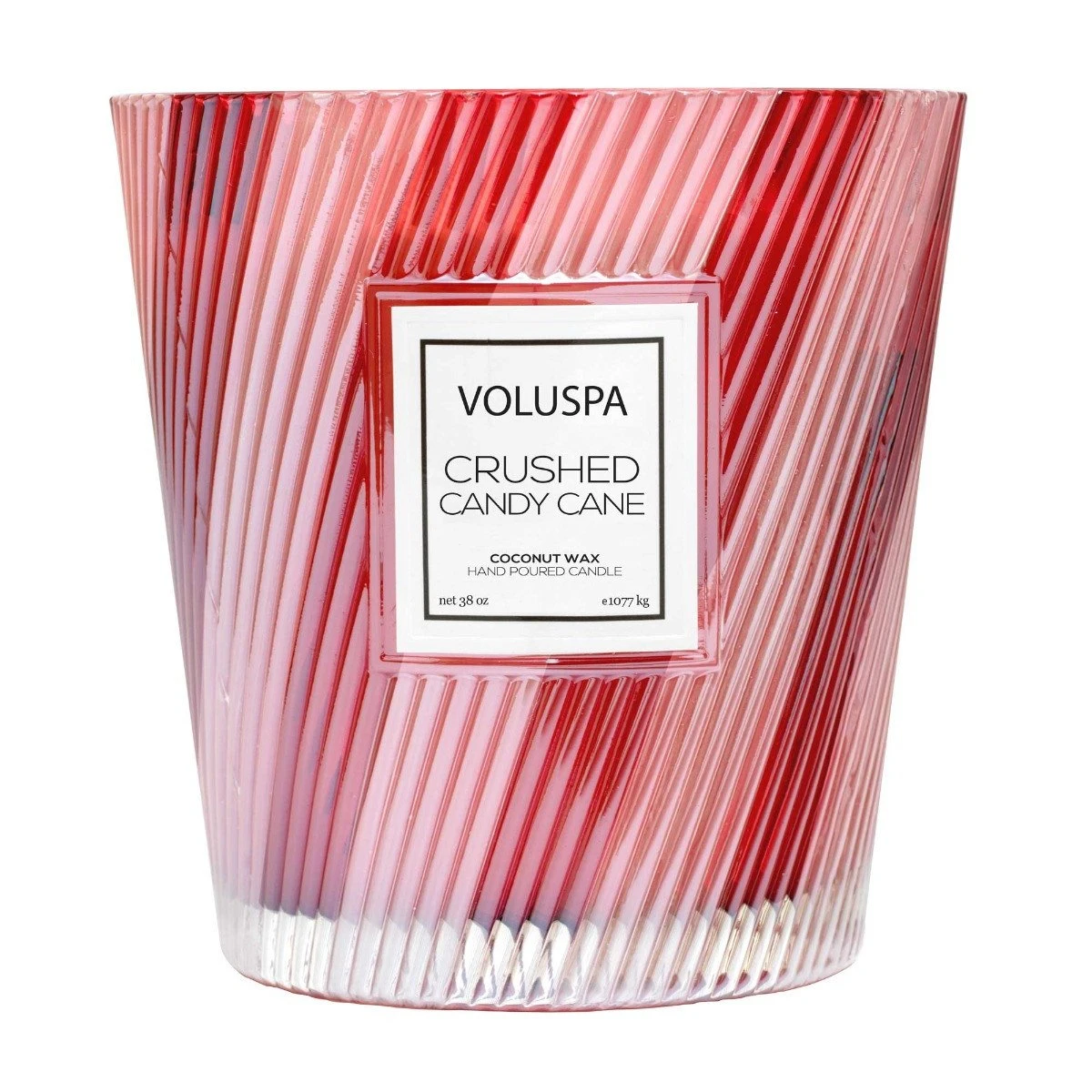 Voluspa - Crushed Candy Cane 3 Wick Hearth Candle 2 Voluspa - Crushed Candy Cane 3 Wick Hearth Candle - Image 2