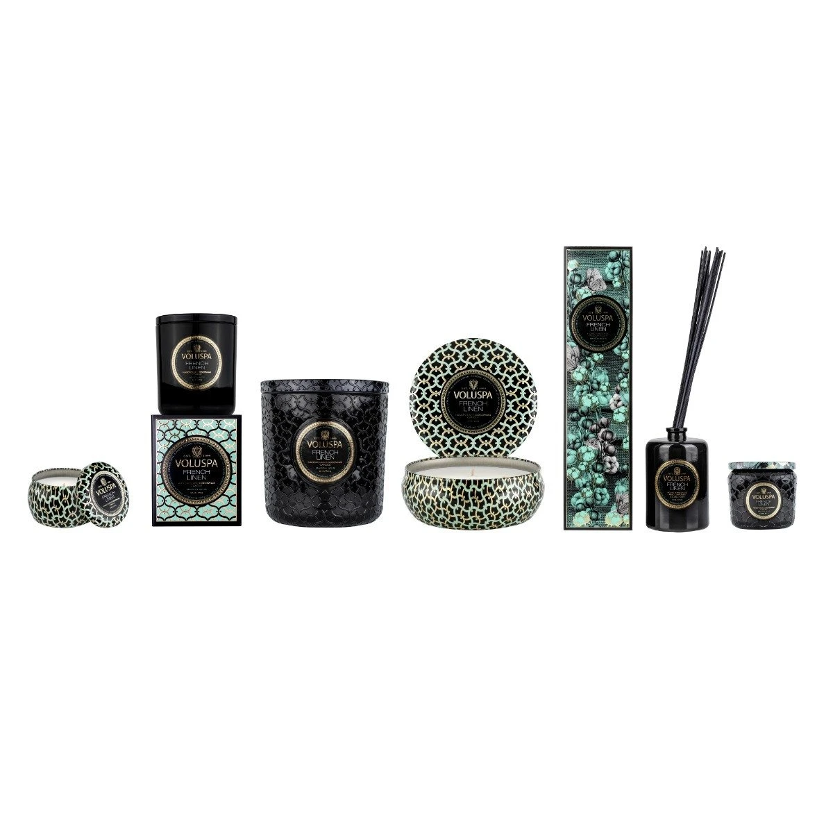 Voluspa - French Linen Luxe Candle 4 Voluspa - French Linen Luxe Candle - Image 4