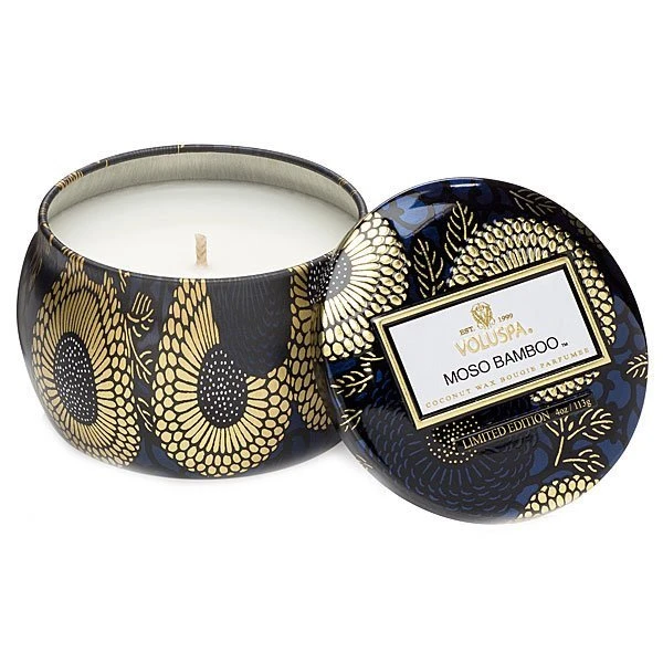 Voluspa - Moso Bamboo Travel Tin Candle 1 Voluspa - Moso Bamboo Travel Tin Candle