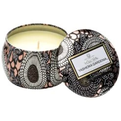 Voluspa Yashioka Gardenia - Mini Tin Candle -Voluspa Sales Store petite decorative candle yashioka gardenia 7215 1.jpg 042f