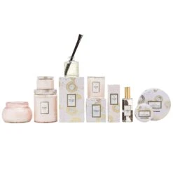 Voluspa Panjore Lychee - Petite Jar Candle 7 Voluspa Panjore Lychee - Petite Jar Candle -Voluspa Sales Store petite embossed glass jar candle panjore lychee 1 a477