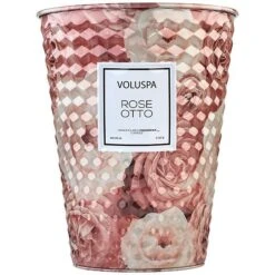 Voluspa Sales Store 35 Voluspa - Rose Otto 2 Wick Tin Table Candle