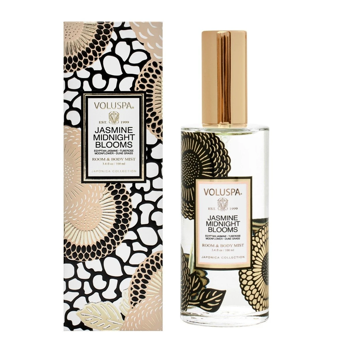 Voluspa - Jasmine Midnight Blooms Room Spray & Body Mist 2 Voluspa - Jasmine Midnight Blooms Room Spray & Body Mist - Image 2