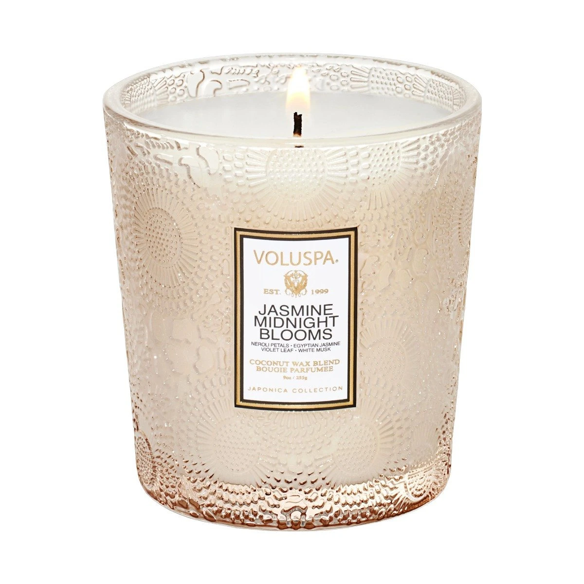 Voluspa - Jasmine Midnight Blooms Classic Candle 2 Voluspa - Jasmine Midnight Blooms Classic Candle - Image 2