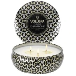 Voluspa - Crisp Champagne 3 Wick Tin Candle
