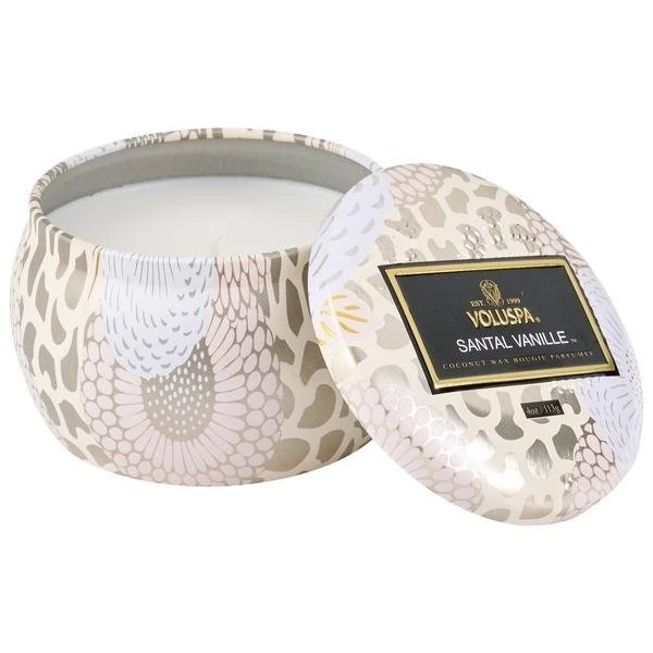 Voluspa - Santal Vanille Travel Tin Candle 1 Voluspa - Santal Vanille Travel Tin Candle