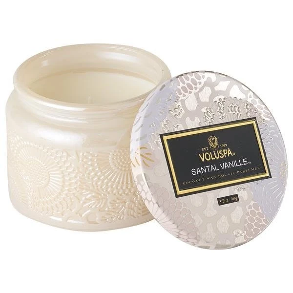 Voluspa - Santal Vanille Small Glass Jar Candle 1 Voluspa - Santal Vanille Small Glass Jar Candle