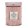 Voluspa - Sparkling Rose Embossed Small Glass Candle