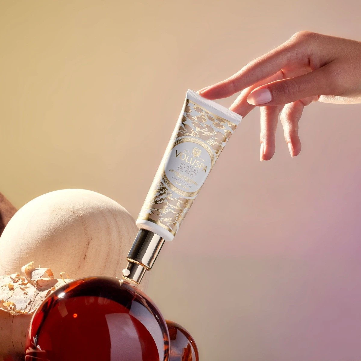 Voluspa - Suede Blanc Hand Cream 4 Voluspa - Suede Blanc Hand Cream - Image 4