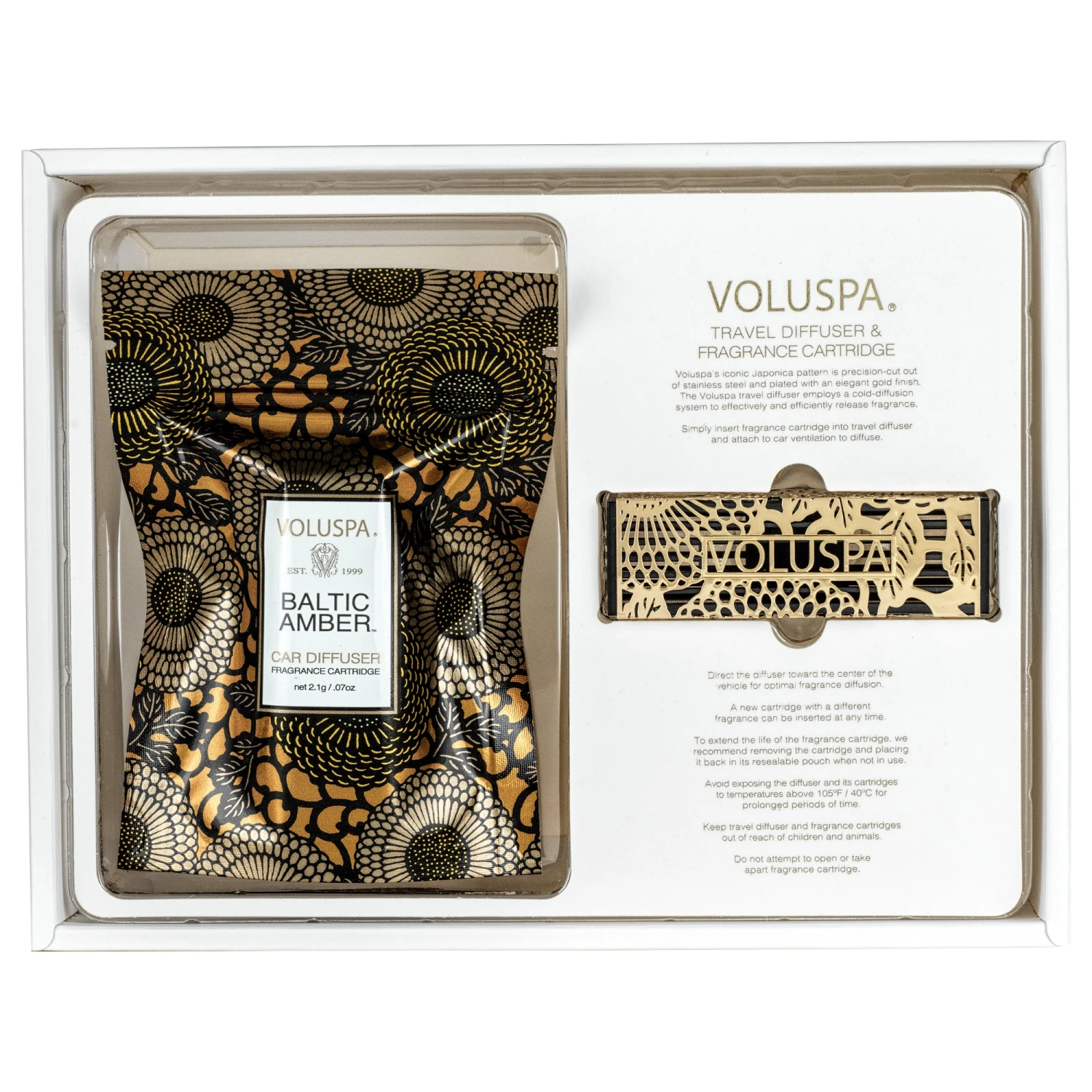 Voluspa Baltic Amber - Travel Diffuser 3 Voluspa Baltic Amber - Travel Diffuser - Image 3